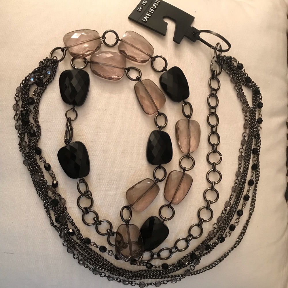 NWT Lane Bryant 26-28 Beaded Chain Belt